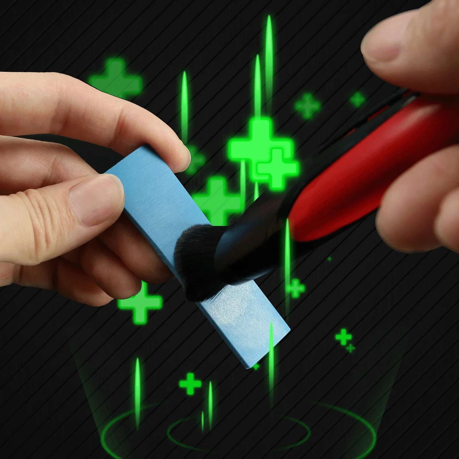 DSPIAE 샌딩 스폰지 세트 DS3-S01은 GK 군용 유형 결합 아크 연마 사포 제작 도구 샌딩 박스에 적합합니다.