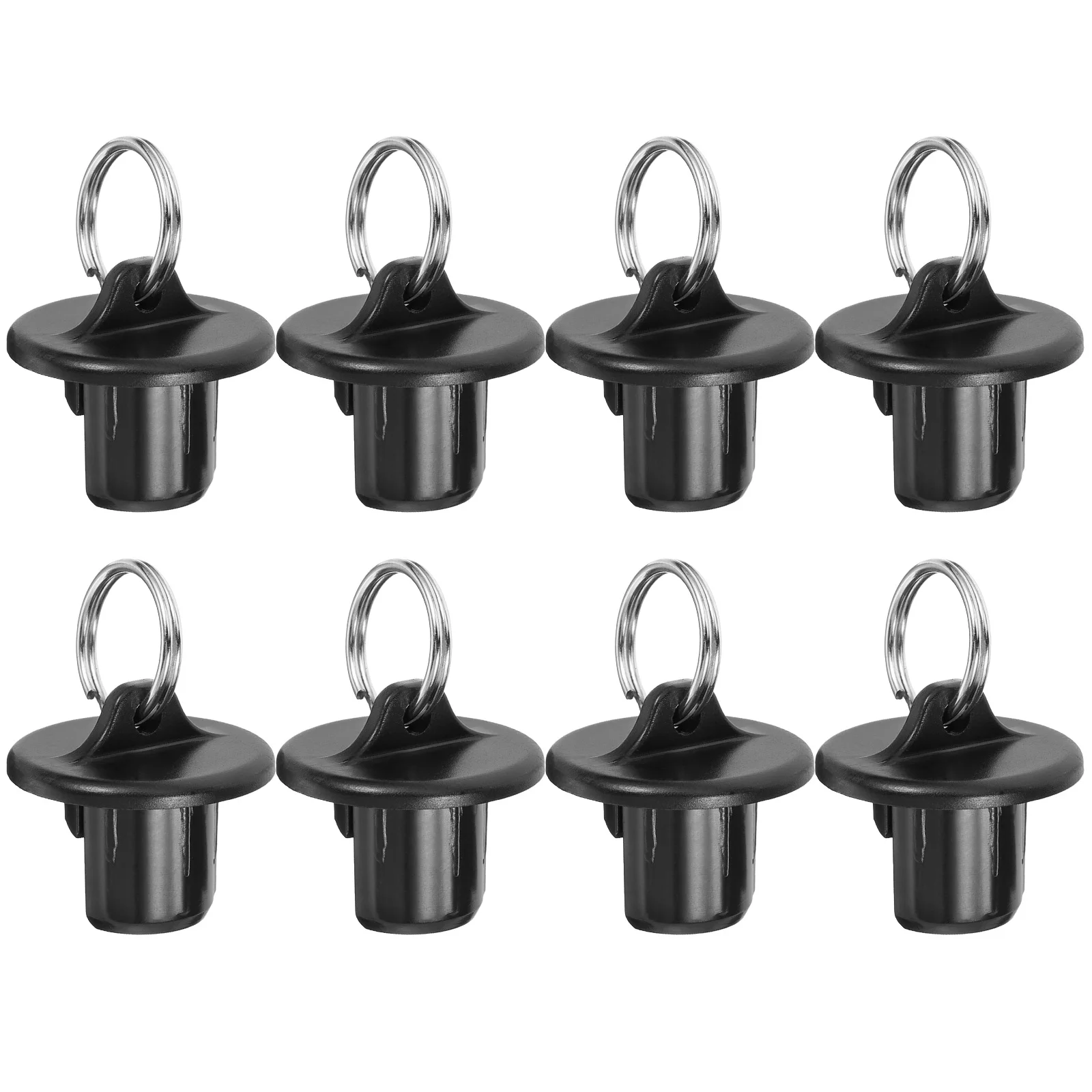 

8pcs Plastic End Caps for Roller Shades Curtains Windproof Rope Buckle Suitable Deck Sunblind System Window Blinds Accessories