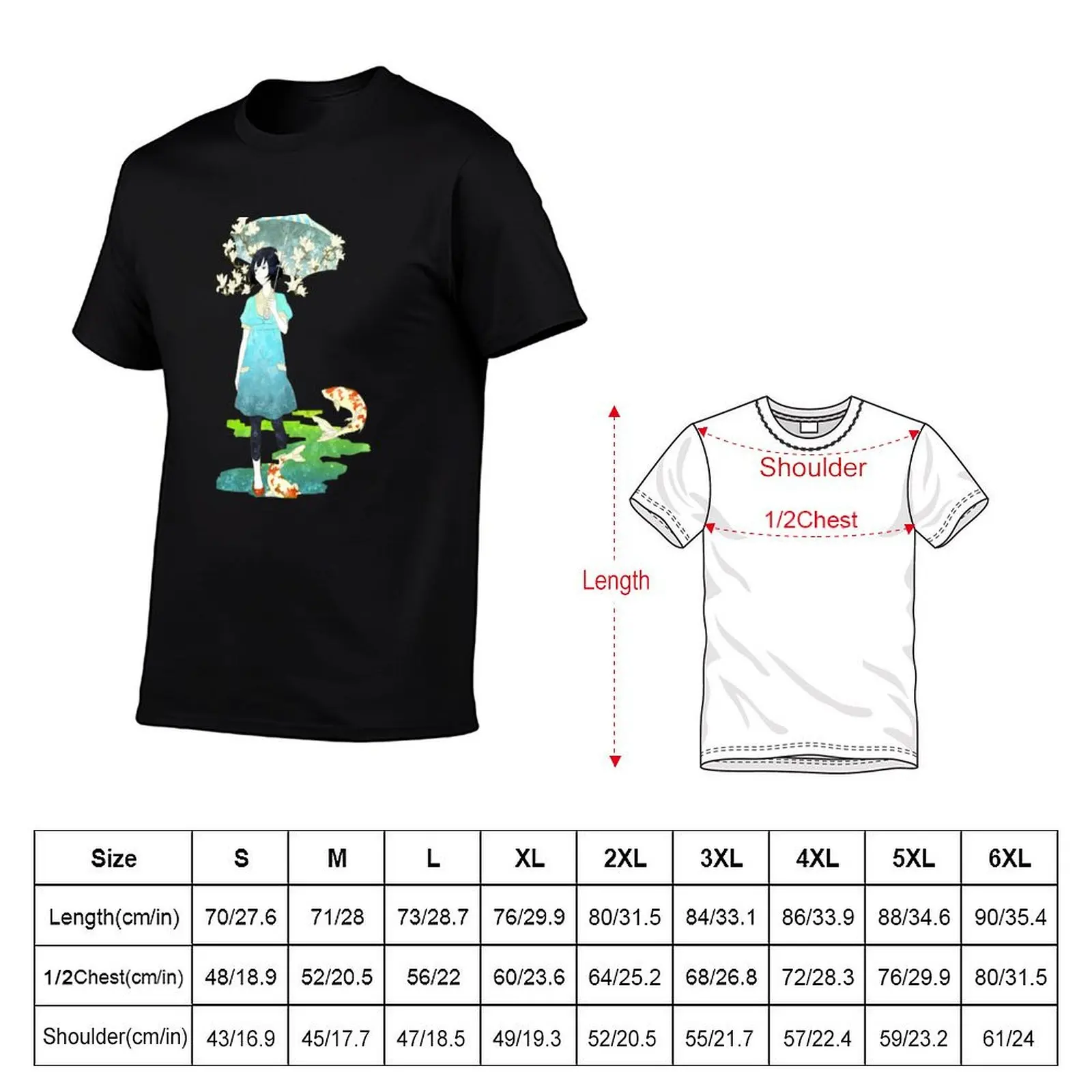 The Tatami Galaxy Akashi Koi Fish T-Shirt cute tops blue archive man t shirt shirts graphic shirts graphic tee men