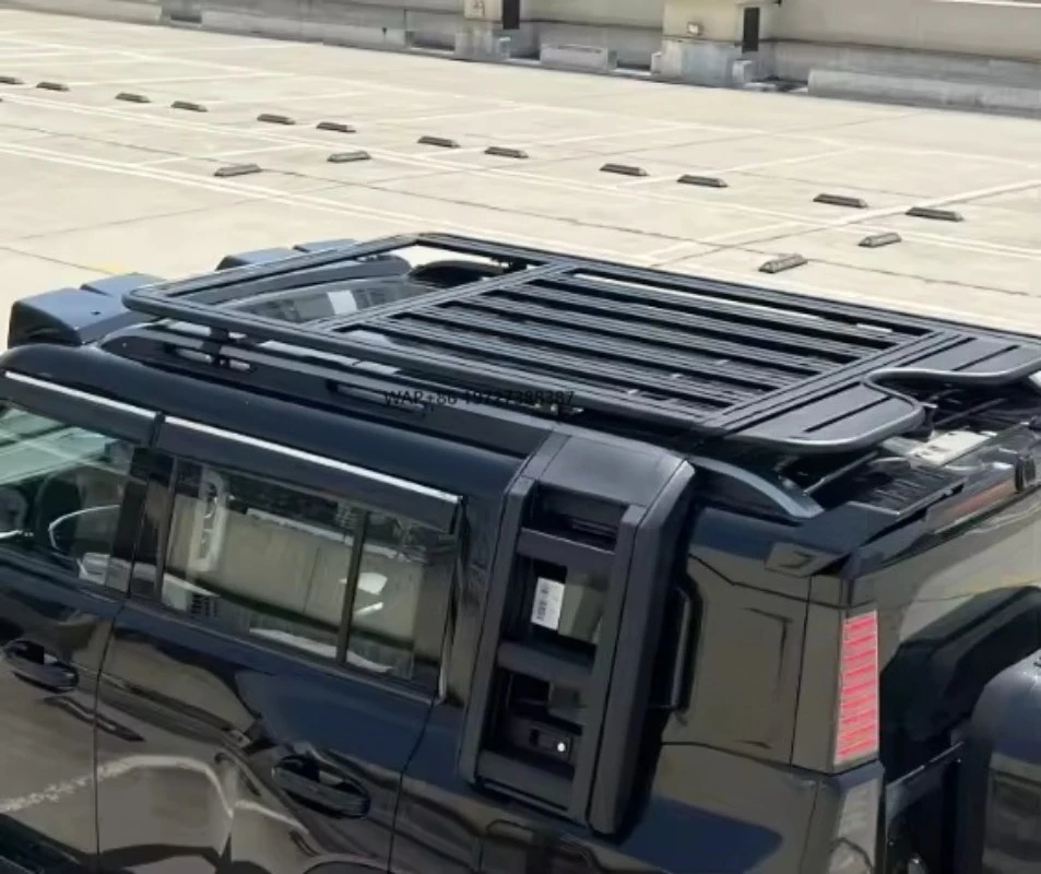 

High Quality V23 New Aluminum Alloy Roof Platform Luggage Rack Modification Dedicated Side Ladder Accessories