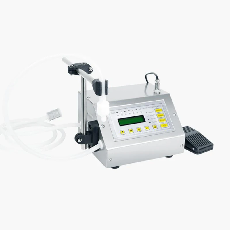デジタル制御付きの小さなボトル型充填機,110v/220v,ミルクジュース用