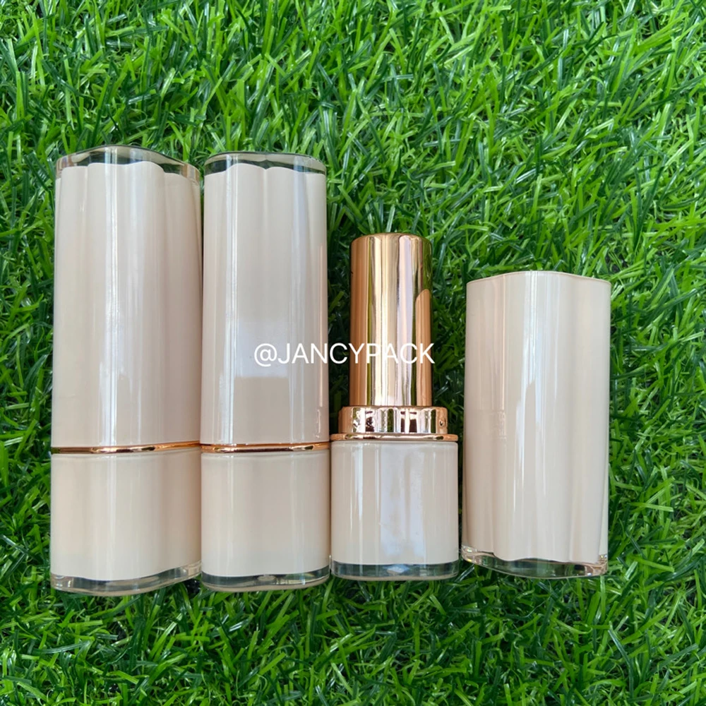 10/30/50pcs Empty Lipstick Tube Plastic Lip Balm Container Lucky Clover Lip Bottle DIY Cosmetic IY Empty Matte Lipstick Tubes