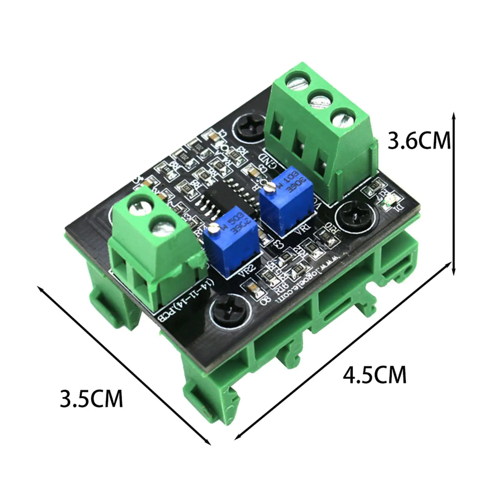 Current to Voltage Isolation Transmitter Signal Converter 4-20mA to 0-10V