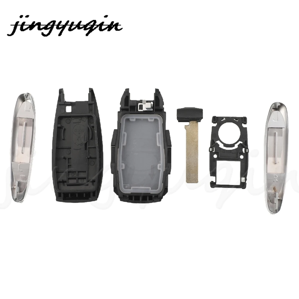 Jingyuqin 3/4 버튼 교체 원격 자동차 키 쉘 케이스, 스바루 BRZ 레거시 임프레자 포레스터 WRX 아웃백 XV 크로스스트렉용