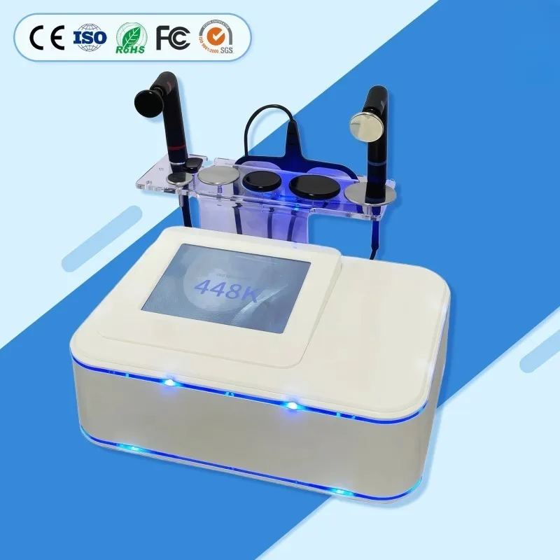High Power Ultrasound Skin Tightening Lifting Pain Relief Physical Therapy Machine with LED Indicator for Salon 448KHZ