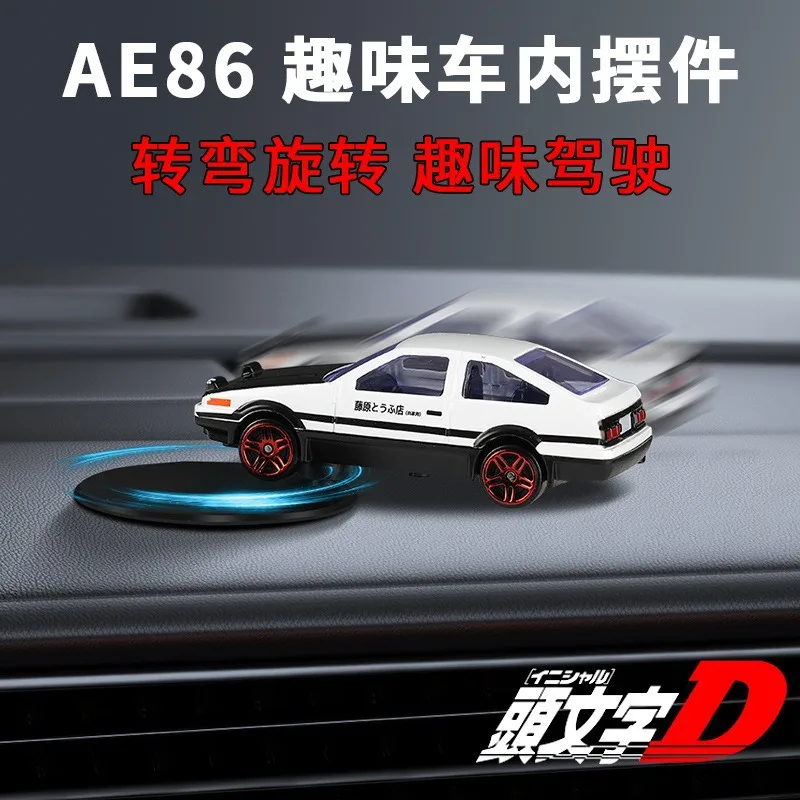 Anime figures Initial D Toyota AE86 Alloy Car Models Toys Metal Diecast Exquisite Workmanship Toys Kids Gifts Fujiwara Tofu