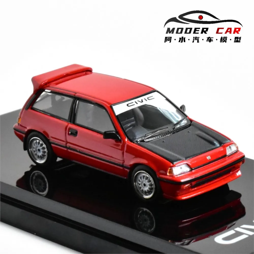 HOBBY JAPÓN 1:64 Colección CIVIC Si 1984 Coche modelo fundido a presión