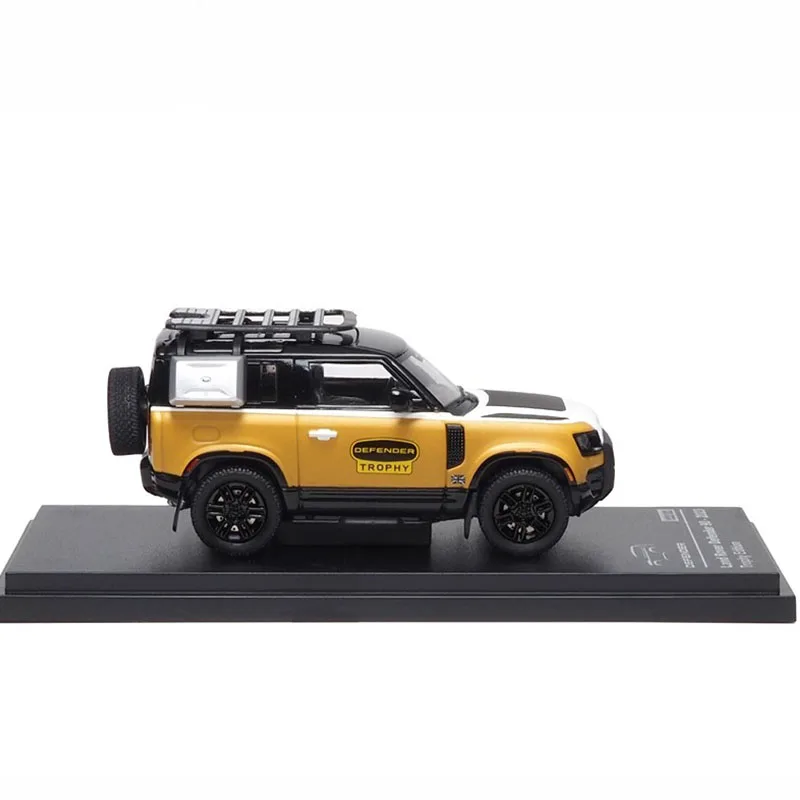 Almost Real 1/64 Land Rover Defender 90 Camel Trophy Tribute Edition Alloy Car Model Room Display Alloy Car Collection Toys Gift