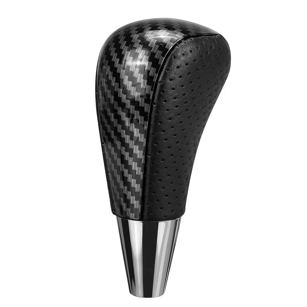 Carbon PU Leather Automatic Gear Shift Knob Shifter Handle Gear Stick For Lexus IS GS LS RX ES For Toyota Tacoma Camry Venza