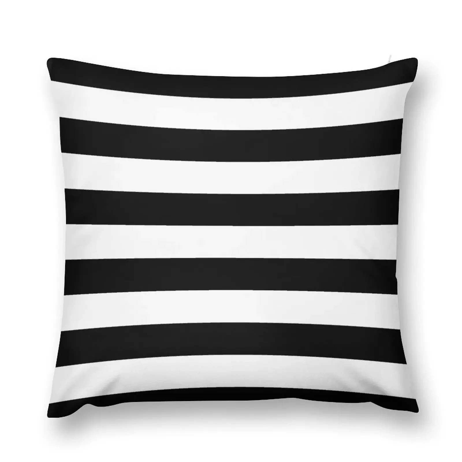 

Black and White Vintage Large Stripes Throw Pillow pillow cover luxury Luxury Pillow Cover Luxury Sofa Cushions