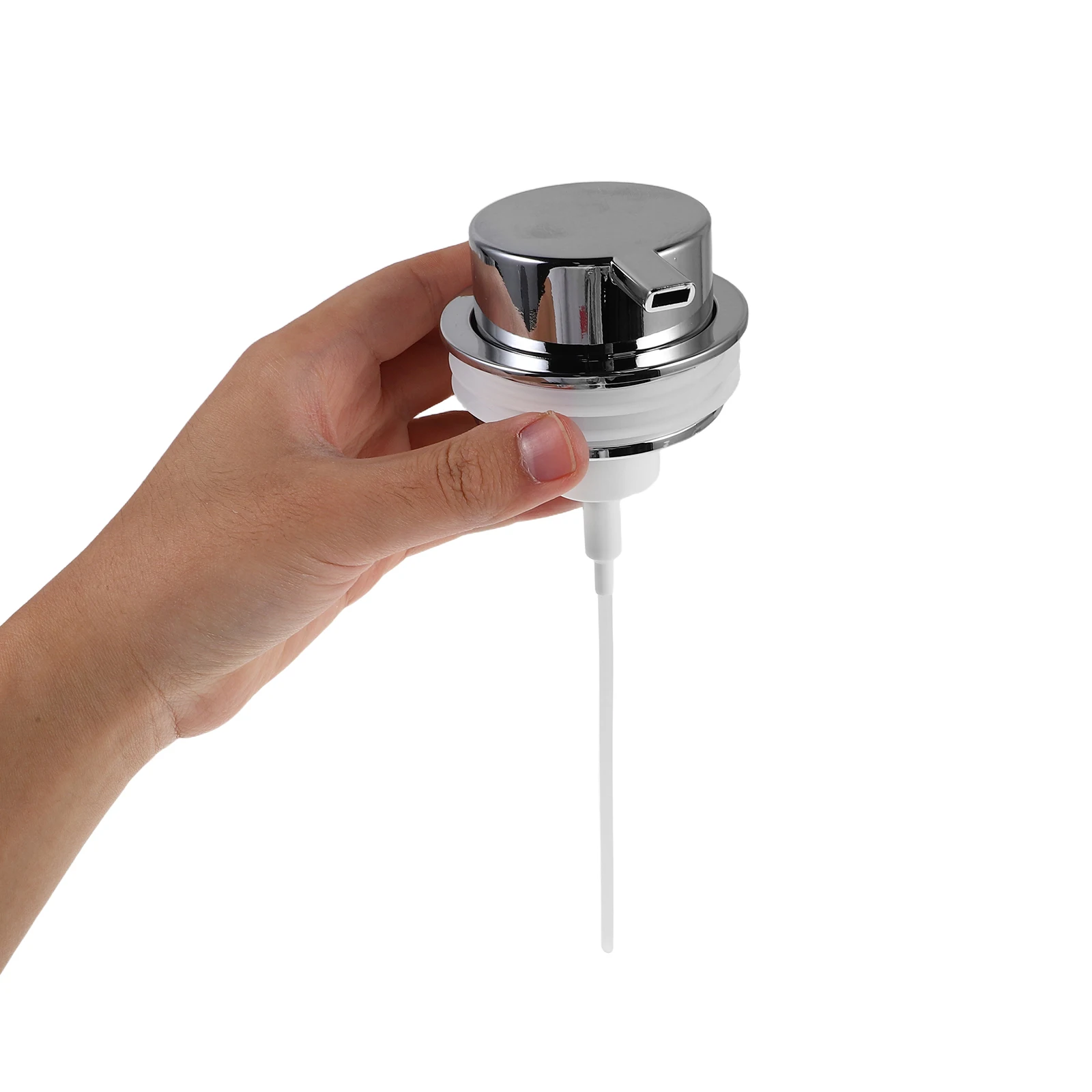 

Facial Cleanser Press Pump Head Plastic Dispenser Soap Replacement for Cleasing Milk