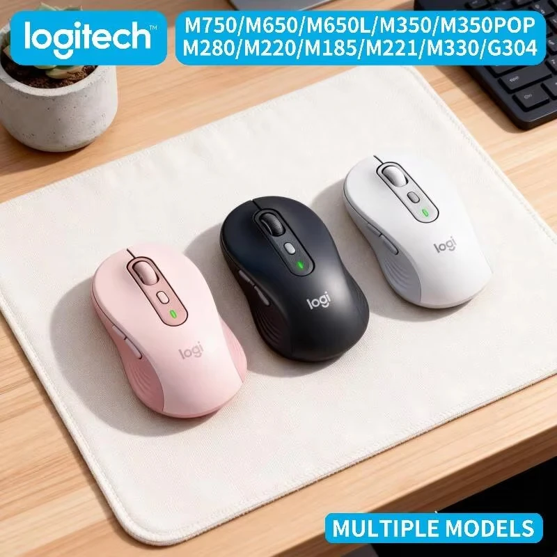 

Бесшумная беспроводная мышь Logitech M650 L, большой размер, бесшумный клик, точный сенсор, удобная рукоятка, Bluetooth, USB, офисная мышь для ПК и ноутбуков