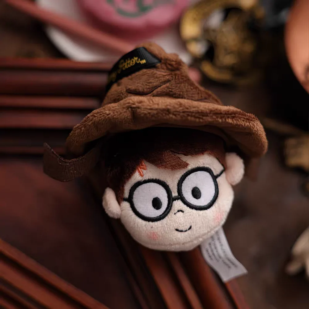 Genuine Harry Potter Ron Plush Dolls Cartoon Hermione Kawaii Telescopic Rebound Toys Student Backpack Decoration Girls Gifts