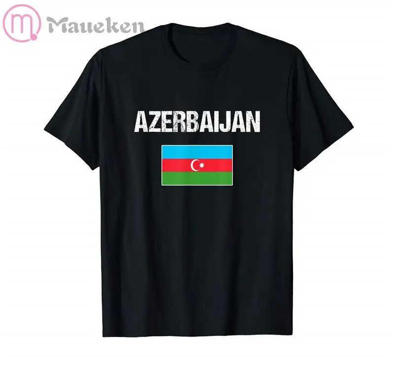 2025 Azerbaijan Azerbaijani men t shirts nation team tshirt 100% cotton t-shirt clothing tees country flags AZE