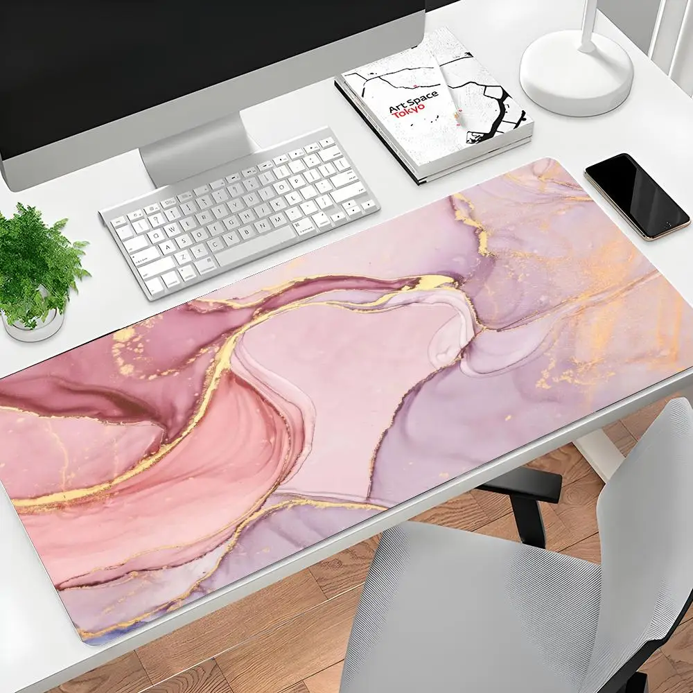 

Скандинавский свет, роскошный цветной мраморный дизайн, коврик для мыши, большой коврик для компьютерного офисного игрового стола, резиновый противоскользящий коврик для клавиатуры и мыши