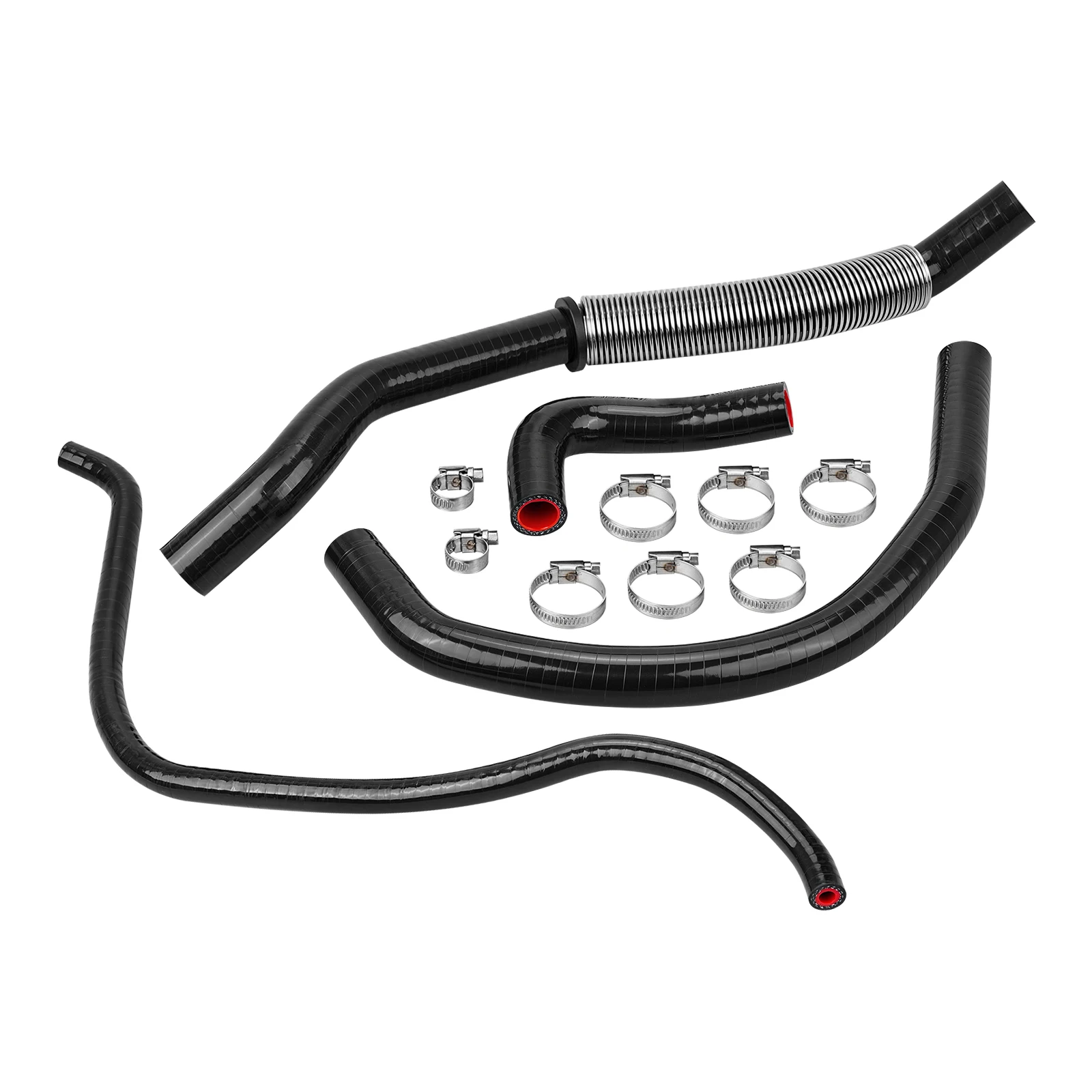 NICECNC Für Yamaha Banshee 350 YFZ350 1987-2006 ATV Kühlschlauch Silikon Kühler 300 ℃ Hitzebeständigkeit 2GU-12482-00-00 – Detail 9