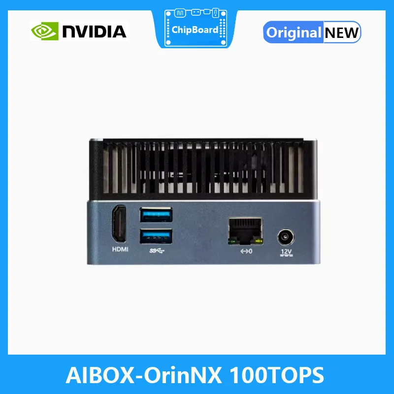 NVIDIA AI 엣지 컴퓨팅 대형 모델 젯슨 모듈, 옥타코어 64 비트 암 Cortex-A78AE v8.2 프로세서, AIBOX-OrinNX 100TOPS