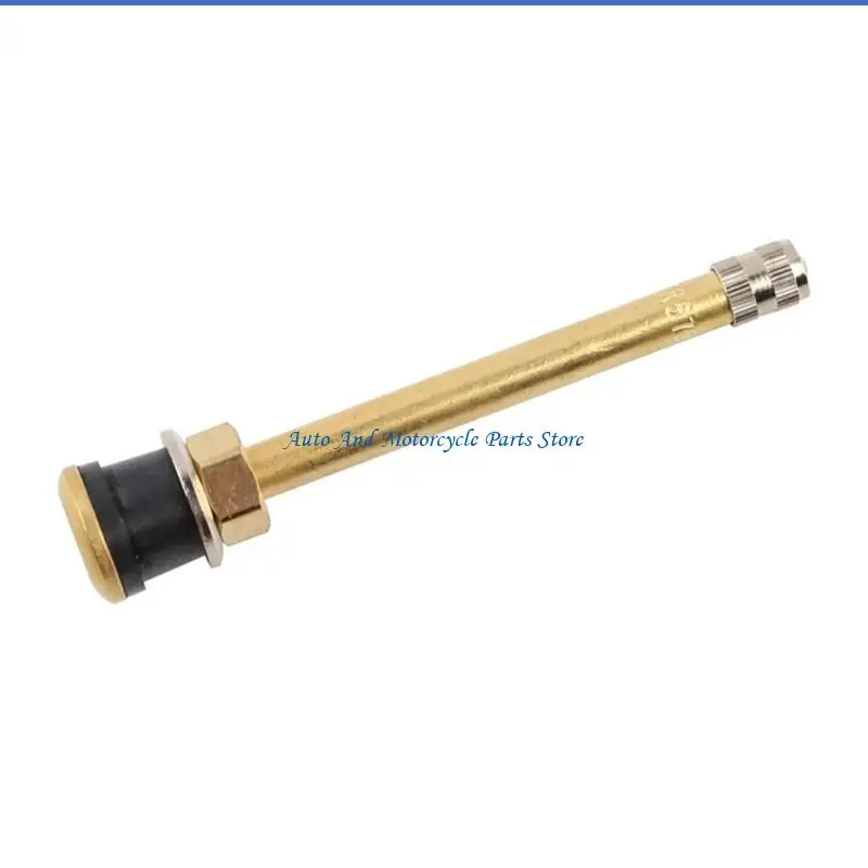 P9FD Professional Grade TR572 Tire Valves 10Pcs Set Heavy Duty Air Valves Stems For Large Vehicles Made Of Anti Rust Brass