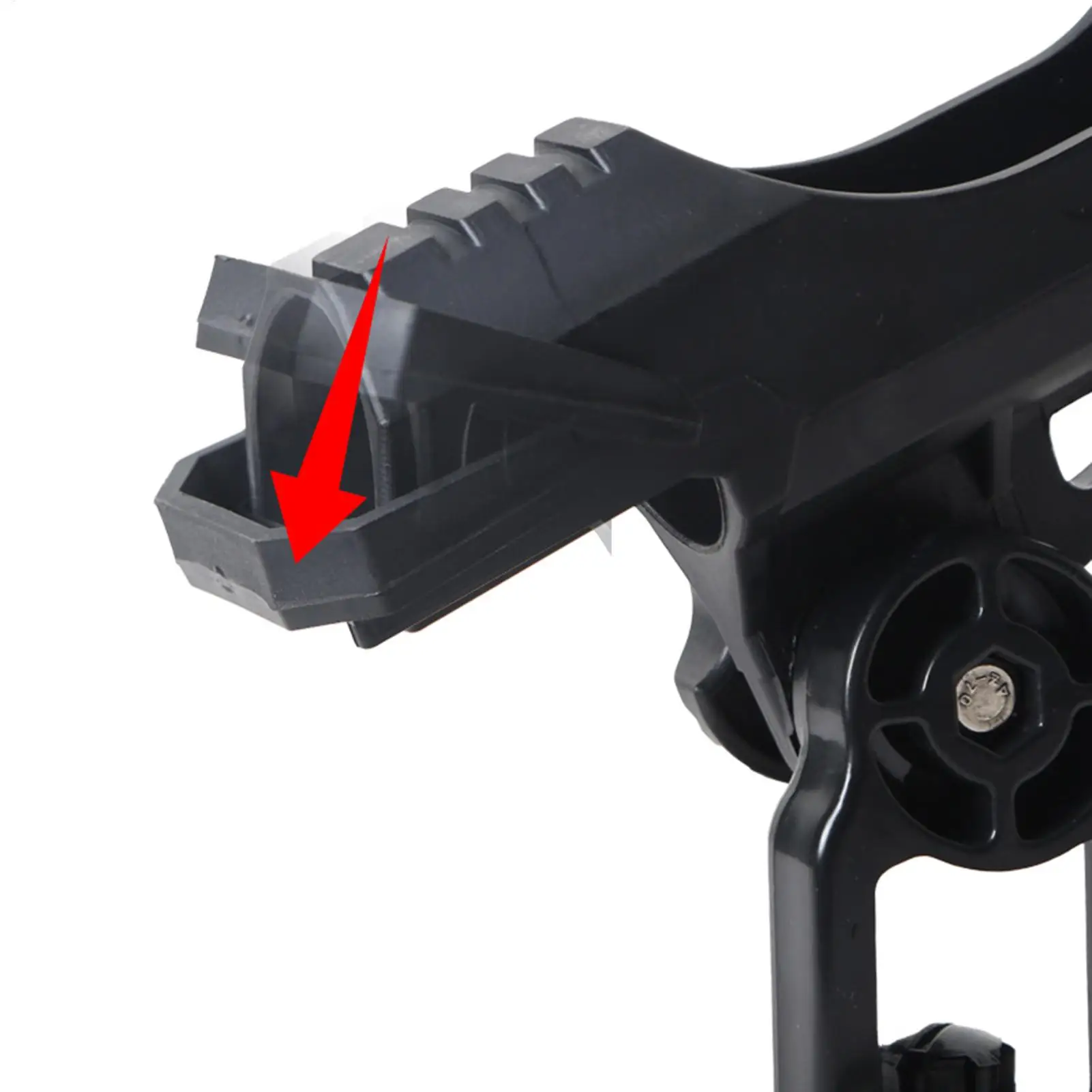 Kayak Fishing Rod Holder 360 degree Adjustable Swivel Bracket Universal Track Mount Boat Rod Holder for Canoe Inflatable Ship
