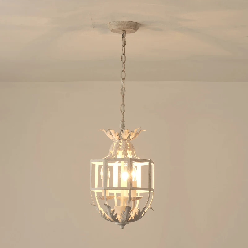 Creative Retro American Vintage Iron Pendant Lamp Nordic living room pendant lamp bedroom study Restaurant hallway Hanging Lamp