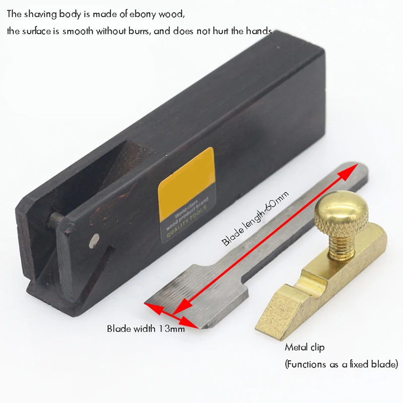 Imagem -06 - Plaina Manual para Carpintaria Mini Plaina de Mão Sharp Hss Blade Block Hand Planer Carpenter Woodcraft Tool For Trimming