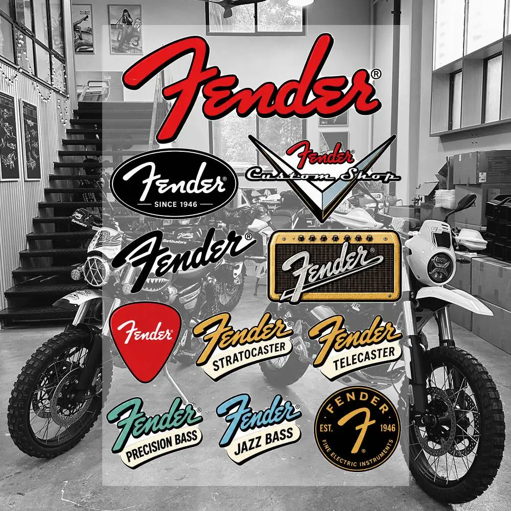 F-E-ndE-r Ästhetische Graffiti-Aufkleber, wasserdichte PVC-Aufkleber für Auto, Motorrad, Skateboard, Helm, Notizbuch