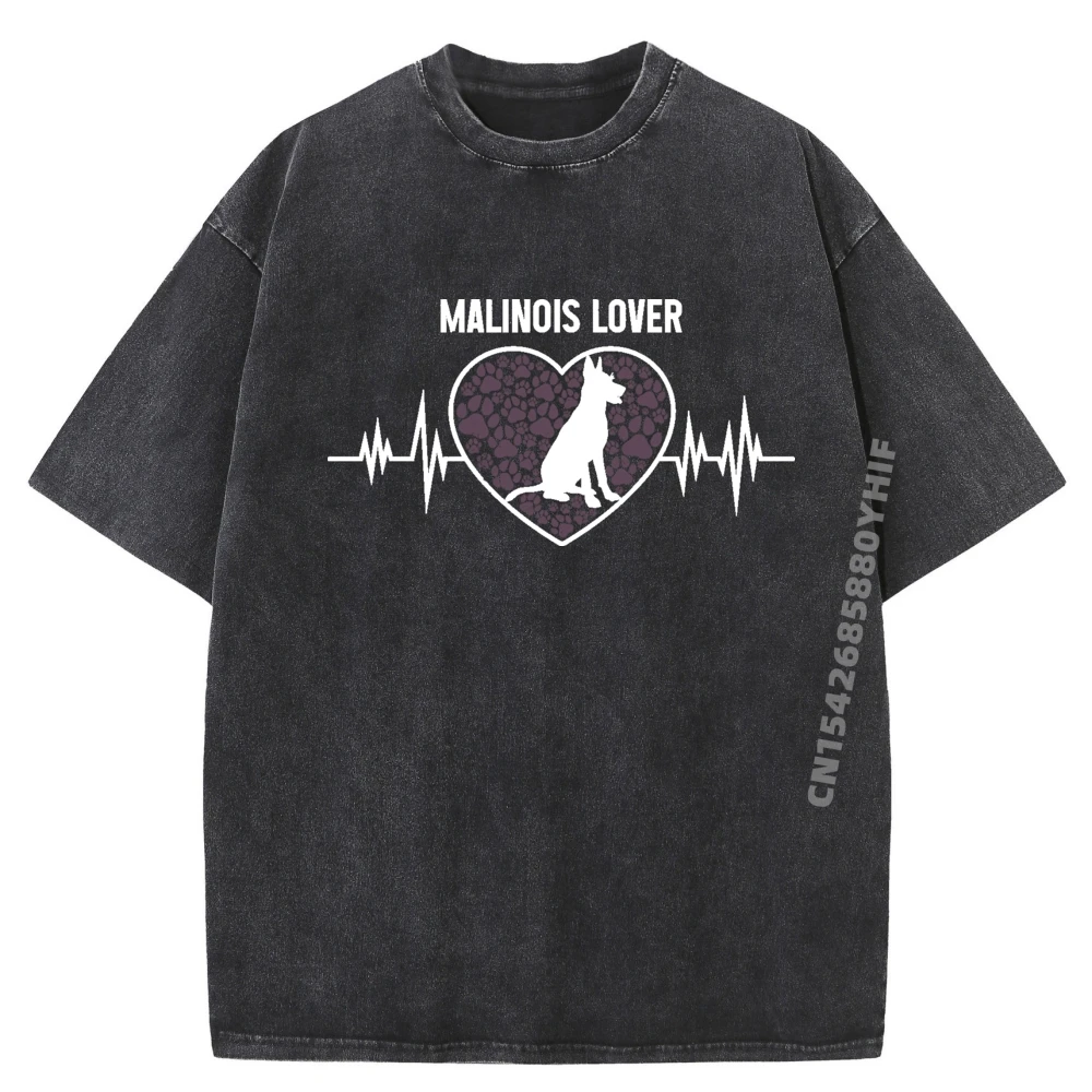 

Malinois Lover Belgian Shepherd Malinois Owners Mens Designer T Shirt Unisex Comfortable Washed T-shirts