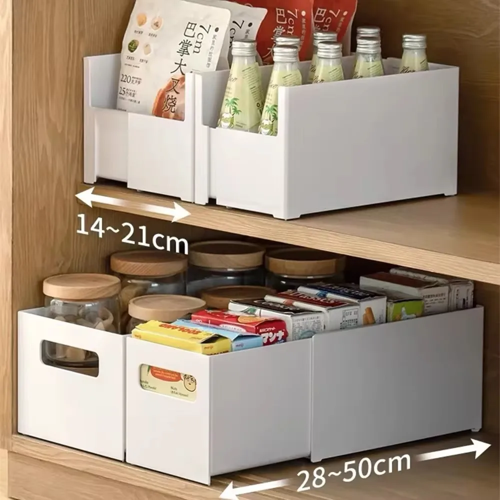 Right Angle Storage Box Desktop Scalable Storage Organizer Multi-function Drawer Compartment Organizer Box Makeup Organizer