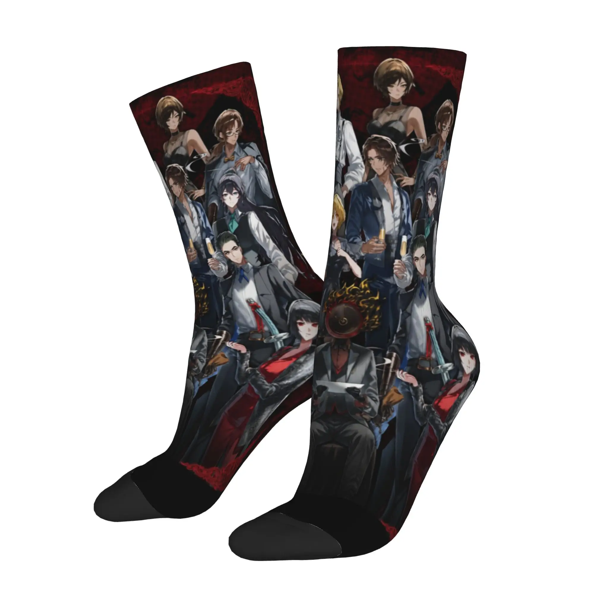 Unisex Limbus Company Project moon Socks Comfortable Casual  Socks Harajuku Merch Middle Tube Socks Birthday Present