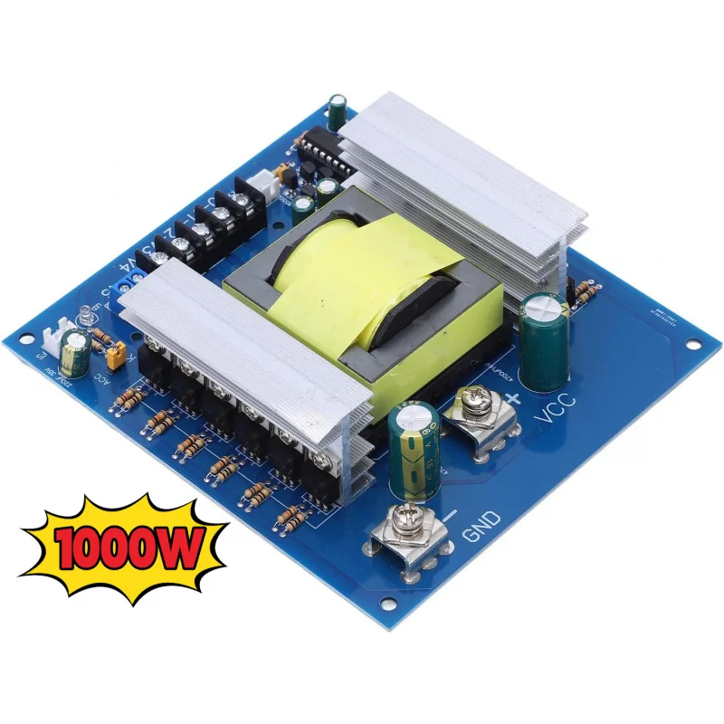 

1000W Step-Up Inverter Module PCB, DC to AC Boost Converter for Modified Sine Wave Inverter, Low Power Consumption Circuit Board