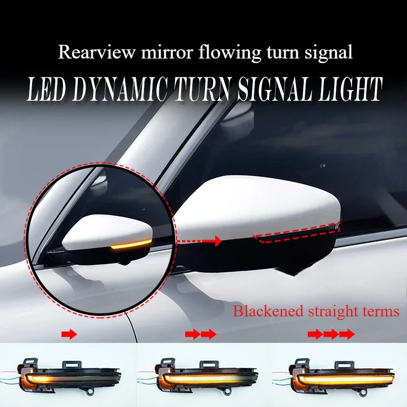 

Для MG HS Pilot PHEV Pilot Зеркало заднего вида, модификация указателя поворота с желтым светом и проточной водой
