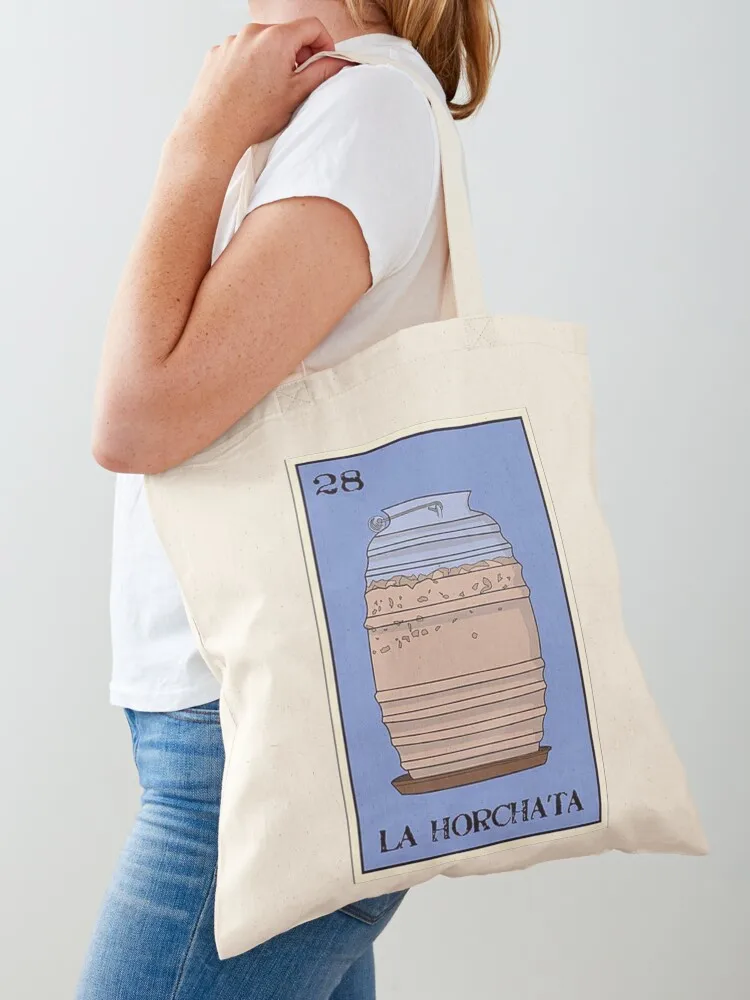 

Horchata drink Tote Bag bag luxury women Women's tote bag Shopper custom fabric
