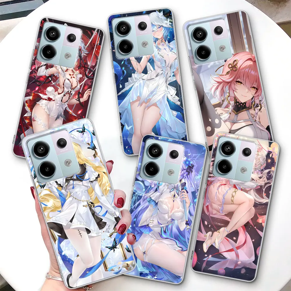 

Cantarella Wuthering Waves Case for Xiaomi Redmi Note 15 14 10 11 11S 13 9 12 Pro Plus 13R 11T 11E 10S 8 9S TPU Phone Cover