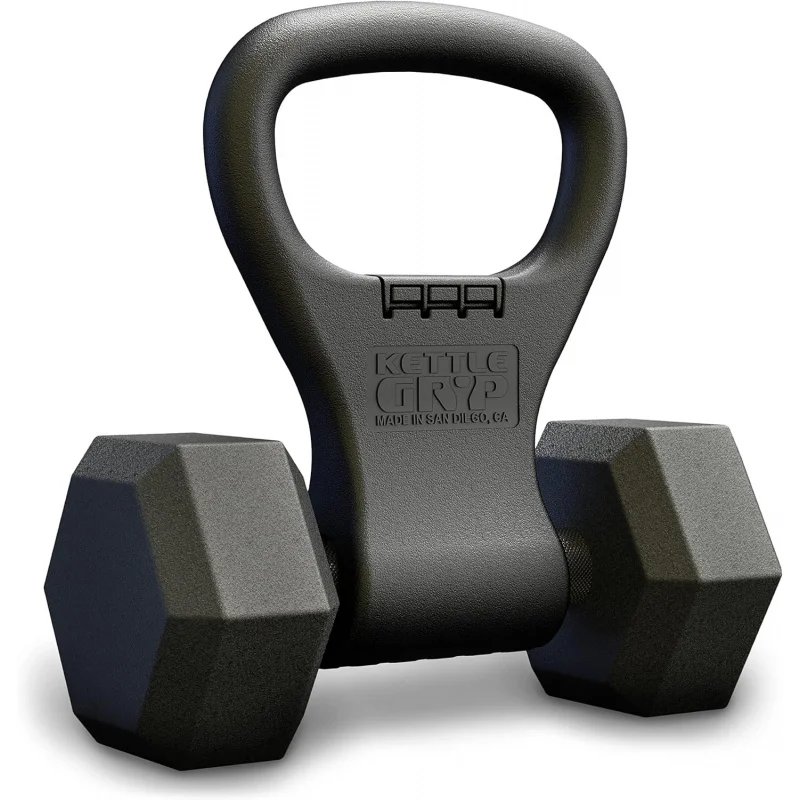 

KETTLE GRYP - The Original - As Seen on SHARK TANK! Converts Your Dumbbells Into Kettlebells