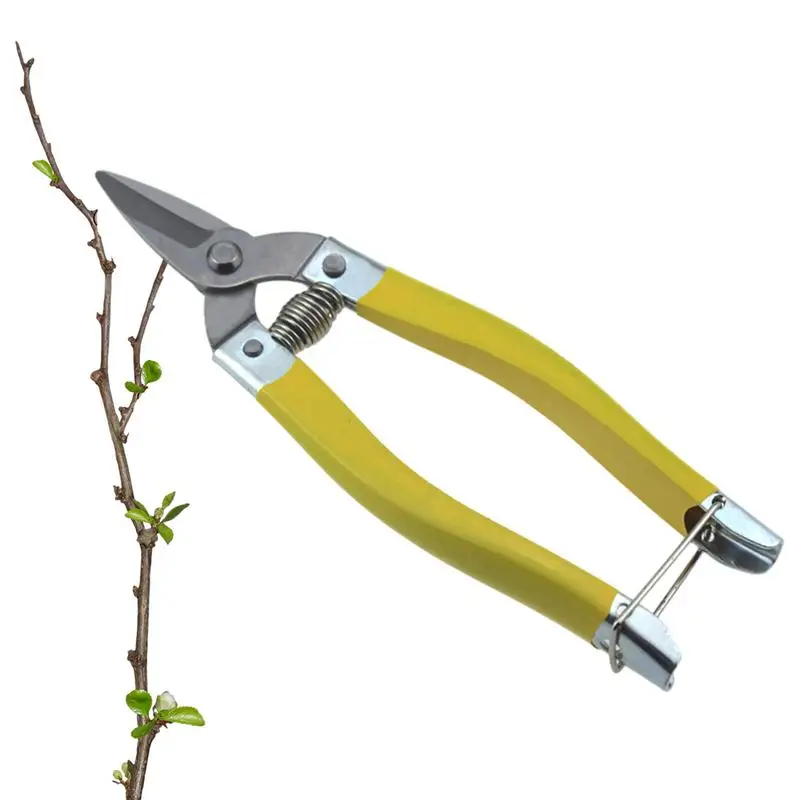 Bypass Tree Trimmer Garden Pruning Shears Anti-Slip Hand Pruner Flowers cutting tool household supplies gardening Tools