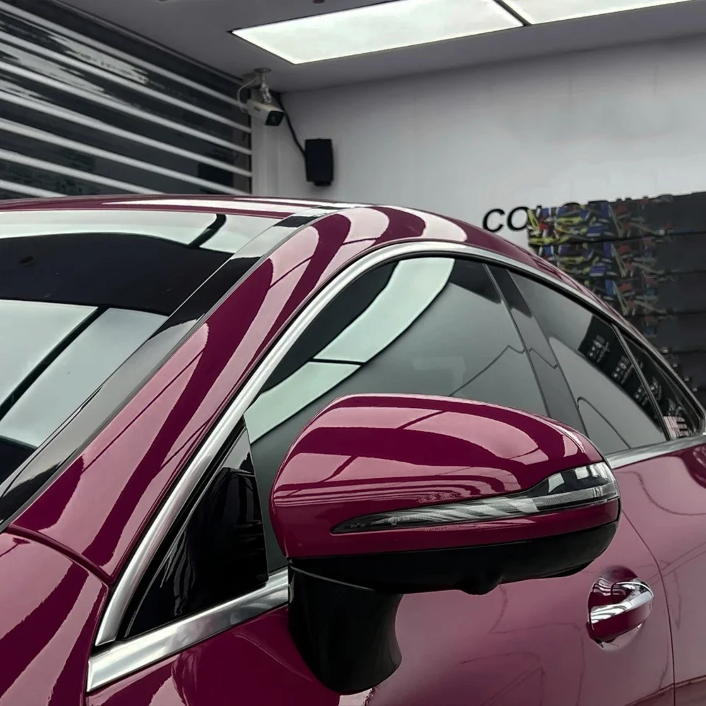 قسط PET البلاتين ضوء النجوم روبي التفاف الفينيل سيارة فيلم دراجة نارية سكوتر مركبة التفاف احباط ذاتية اللصق فيلم فقاعة الحرة #5