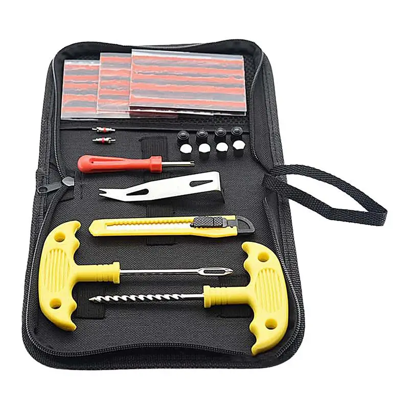 

32 PCS Car Tire Repair Tool Auto Bike Tire Tyre Puncture Tire Repair Kit Plug Garage Car Accessories