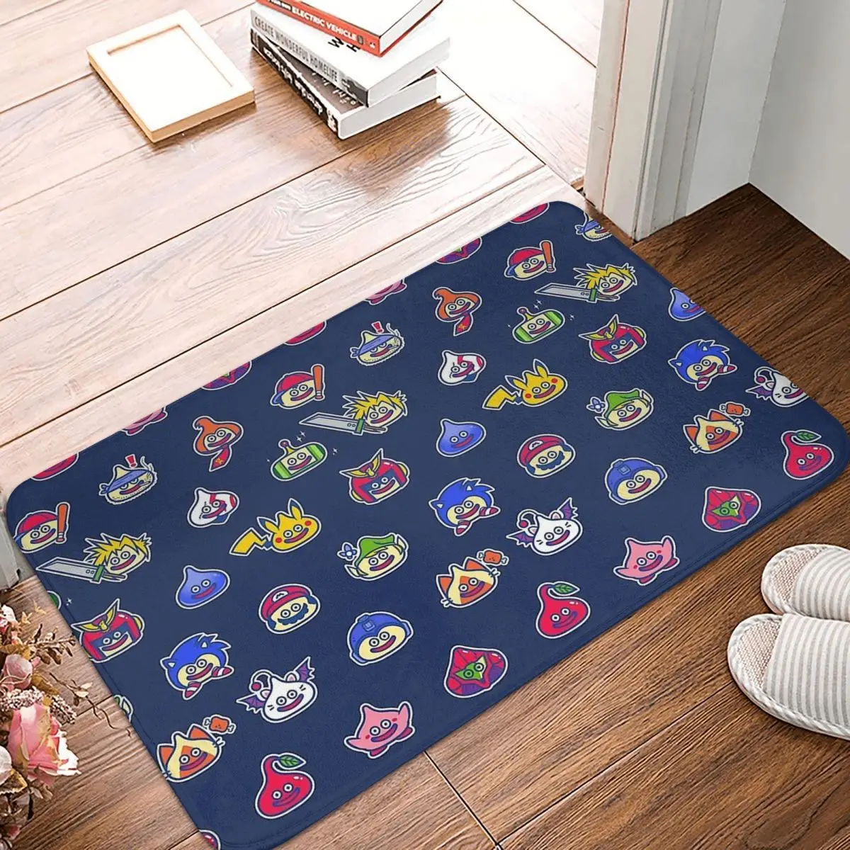 Dragon Quest Bathroom Mat Command Doormat Flannel Carpet Balcony Rug Home Decoration