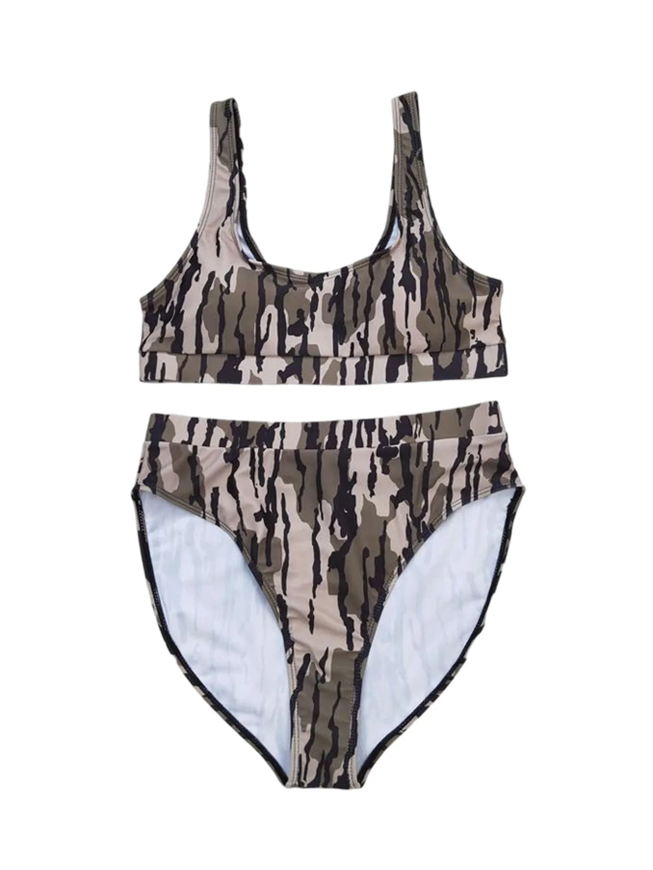 

Women's Camo Bikini Set Swimsuit Suitable for Daily Outdoor Party or Beach Vacation Wear