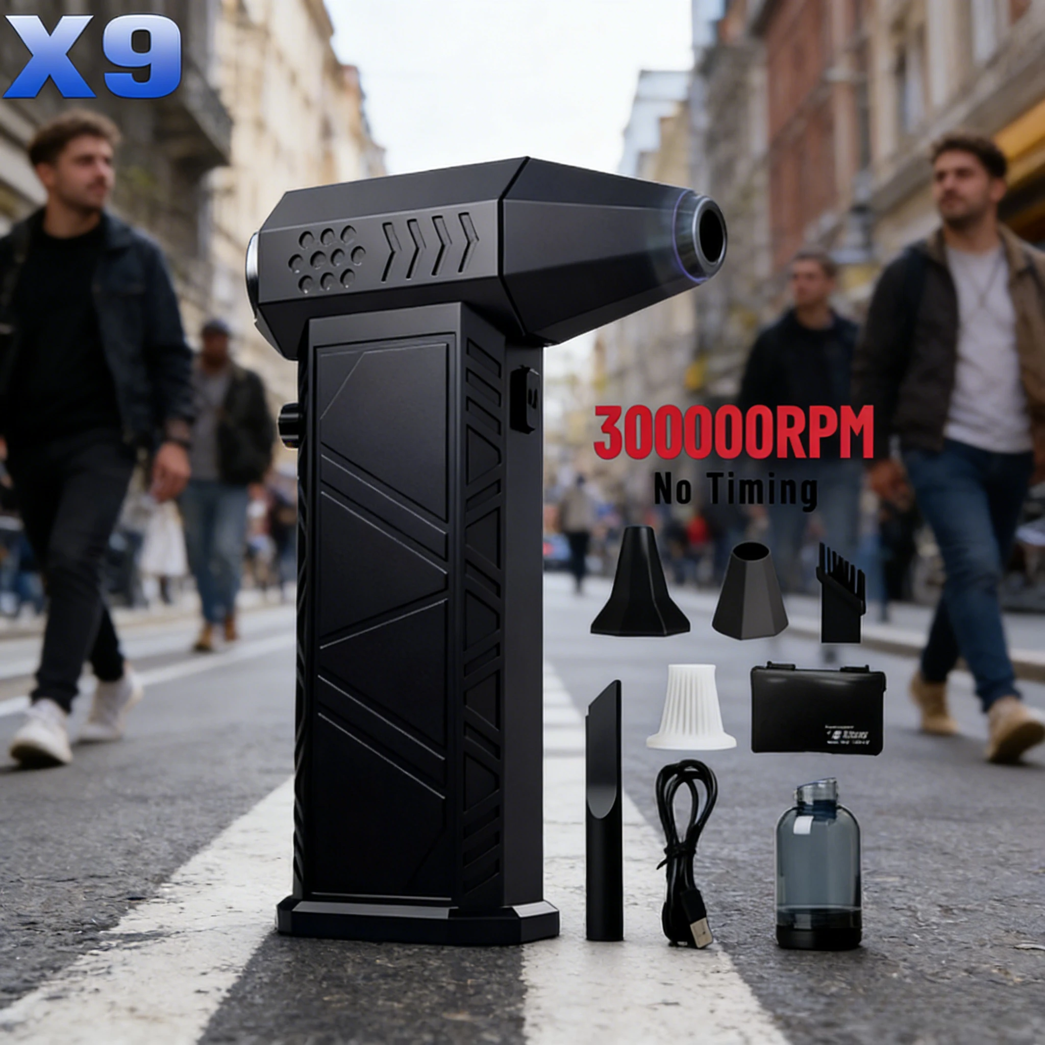 

️ x11 300000 об/мин Пыль Торнадо! –Пылесос с турбоструйным вентилятором (перезарядка типа C + сильный ветер)