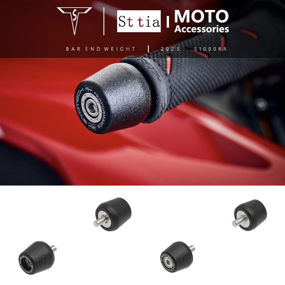 

For BMW S1000RR 2025 Handle Bar End Weight Grips Cap