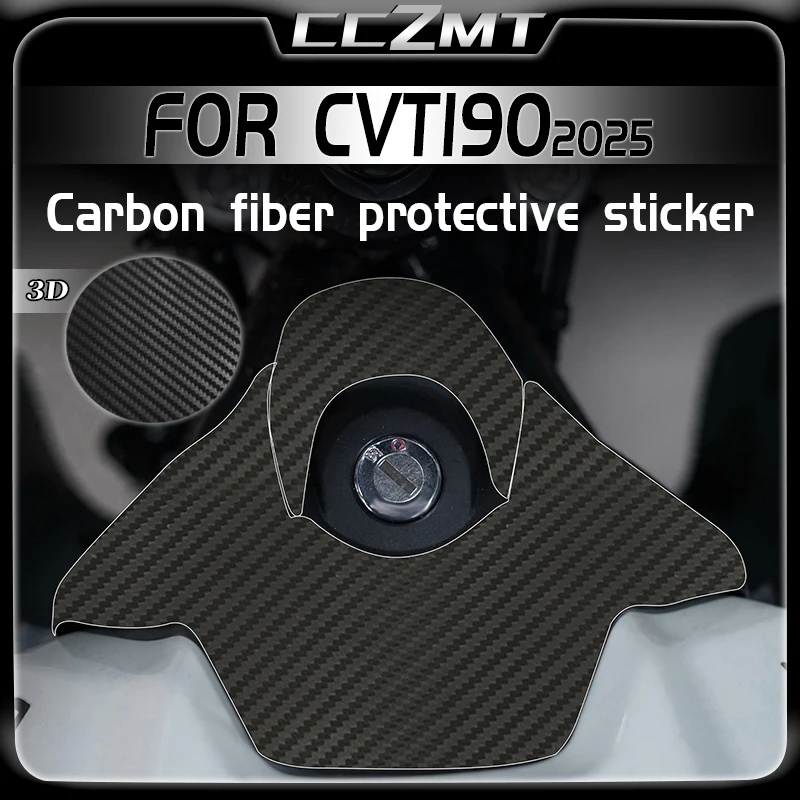 

For CYCLONE Punk CVT190 cvt190 2025 3D Carbon Fiber Sticker Protective Film On Both Sides Of The Car Body Modified Accessories