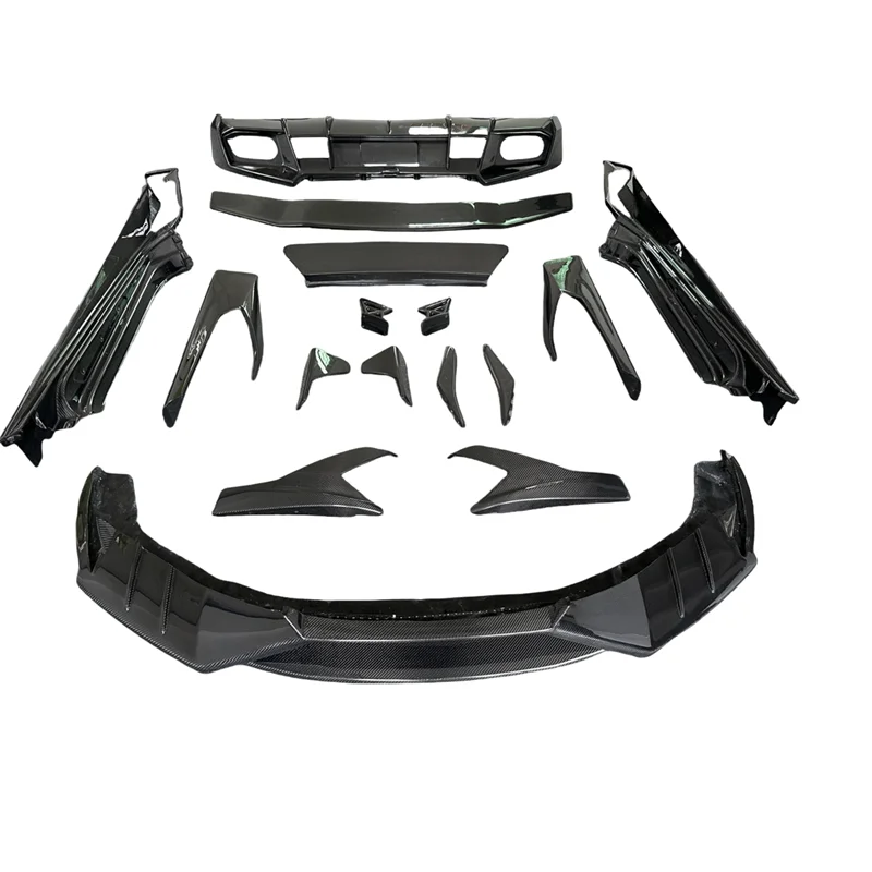 Suitable for Lamborghini Huracan LP610 modified carbon fiber MSY style body kit front lip skirt rear diffuser wing