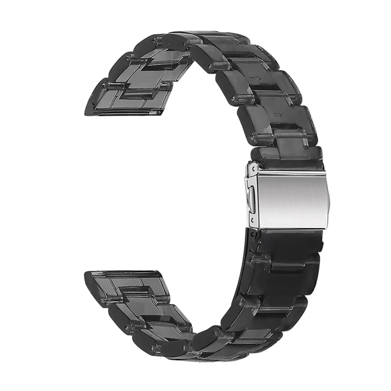 Bracelet de montre en résine transparente, 22mm, pour COLMI P78 P71 P68 P60