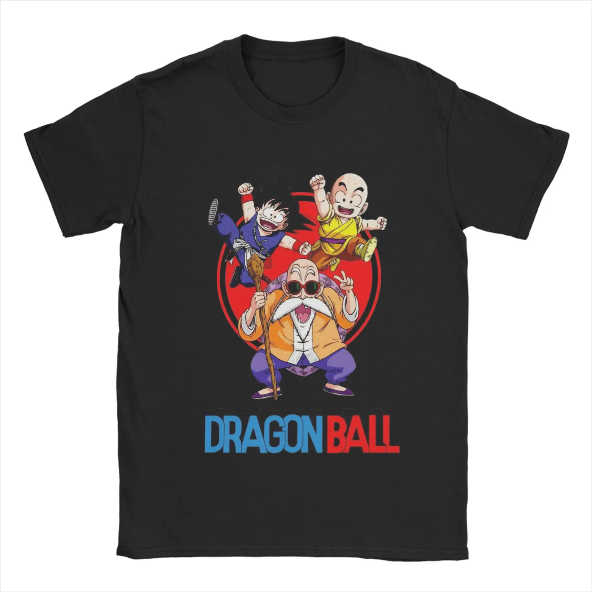 

Dragon Ball Turtle Hermit and Pupils T Shirt Pure Cotton Clothes Funny Short Sleeve Round Neck Tee Shirt Plus Size T-Shirt