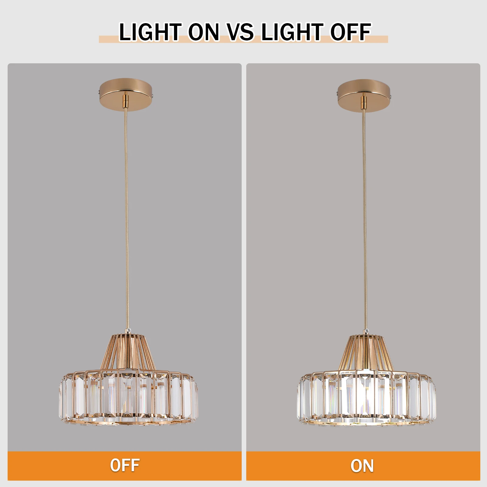 Modern K9 Crystal Pendant Light Led Ceiling Lamp Living Dining Room Nordic Chandelier Aisle Kitchen Island Decor Balcony Fixture