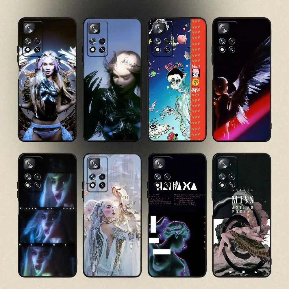 

G-Grimes Miss Anthropocene Phone Case For Samsung Galaxy A 91,80,73,72,53,52,51,22,5G,Plus,J,Note Soft Black Cover