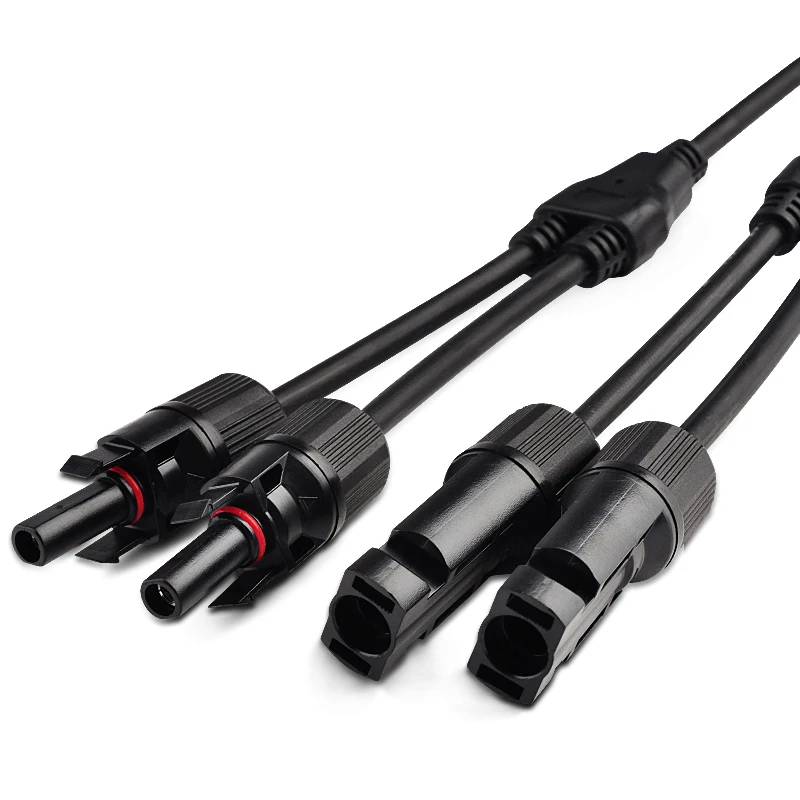 30PCSCHYT Solar Panel Connector Y3 Solar Connector Y Branch 2 Ways Connectors