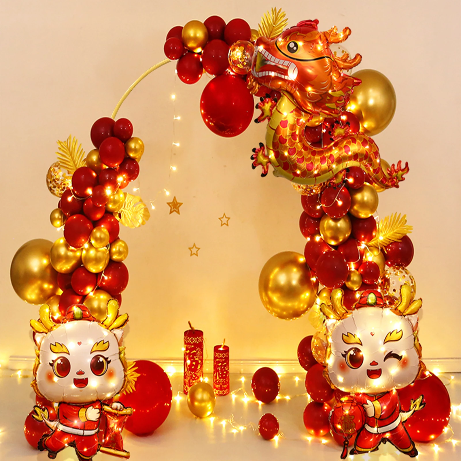 Braket Sandaran Lengkungan Pernikahan, Braket Sandaran Lengkungan Logam Emas Lengkungan Persegi untuk Pernikahan, Ulang Tahun, Pesta, Pengantin, Bayi, Sh