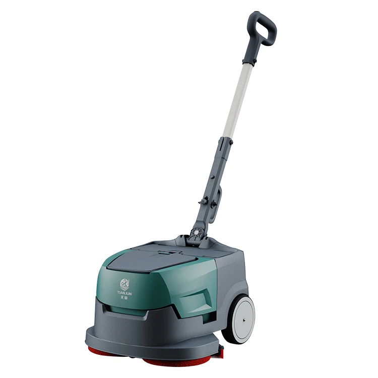 Best Selling Products 2024 Hand Push Mini Walk Behind Compact Floor Scrubber